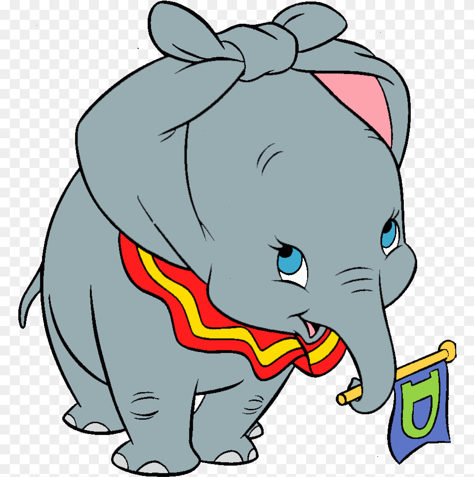 Download Hd Dumbotiedupears Dumbo, Baby, Person, Animal, Wildlife Png