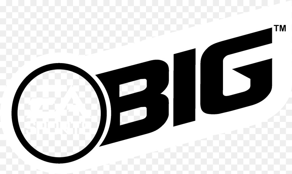 Download Hd Ea Sports Big Logo Black And White Ea Sports Circle, Sticker Free Transparent Png