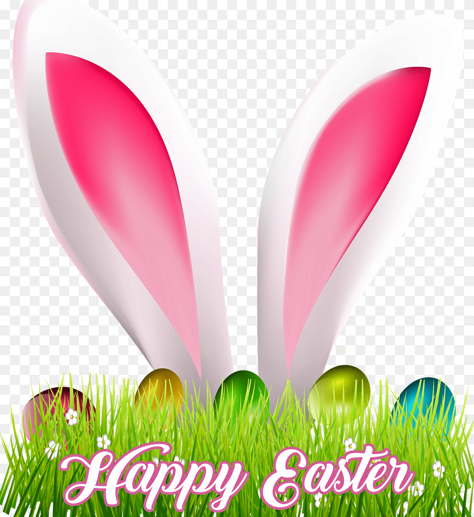 Download Hd Easter Grass Transparent Image Happy Easter M, Plant, Balloon, Art, Graphics Free Png