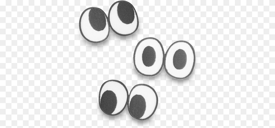 Hd Embroidered Googly Eyes Circle, Electronics, Speaker Free Png Download