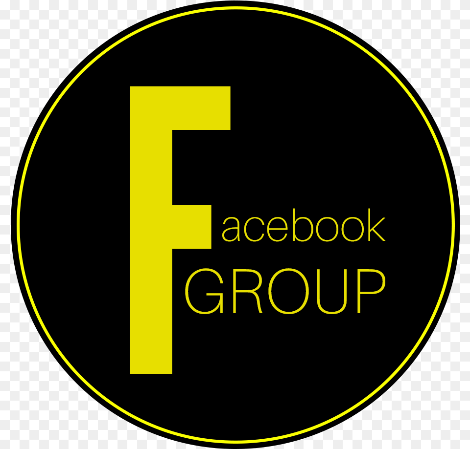 Download Hd Facebook Button Facebook Dot, Logo, Disk, Symbol, Text Png Image