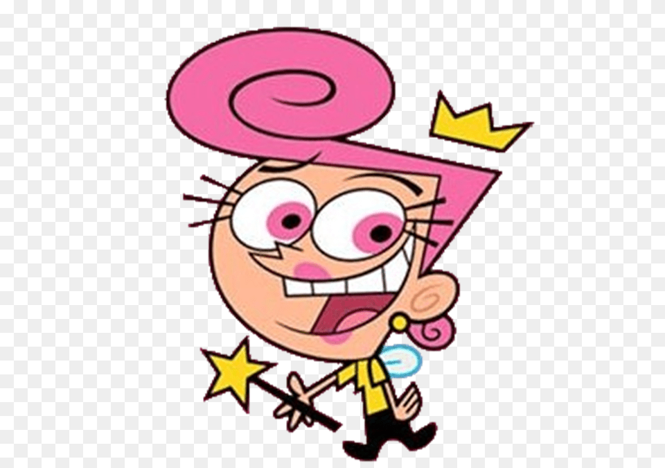 Download Hd Fairly Odd Parents Fairies Odd Parents Wanda, People, Person, Face, Head Free Transparent Png