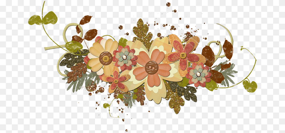 Download Hd Fall Flower Fall Flowers, Art, Pattern, Floral Design, Graphics Free Transparent Png