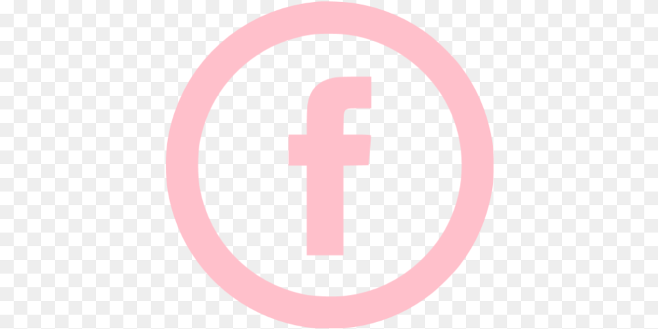 Download Hd File Facebook Facebook Logo Pink Pink Facebook Logo, Symbol, Cross, Text Free Png