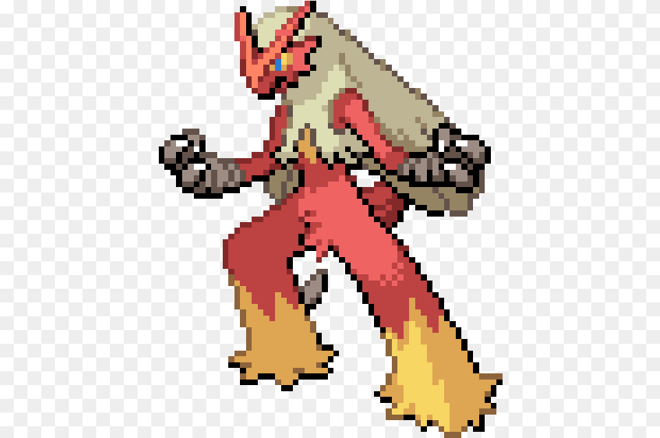 Download Hd Fileyhenripc4 Shared Blaziken Black And White Sprite Free Transparent Png