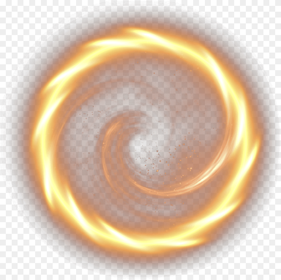 Download Hd Fire Flame Power Magic Orange Circle Ring Fire Ring, Lamp, Pattern, Accessories, Spiral Free Png