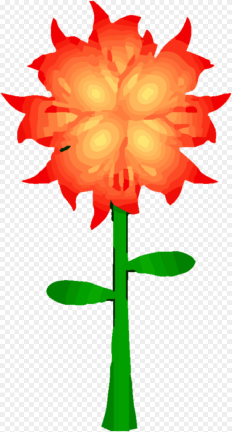 Download Hd Fire Flower Clipart Fire Flower Clip Art Drawing Fire Flower, Dahlia, Plant, Petal, Animal Png