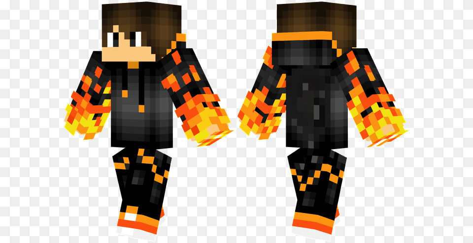Download Hd Fire Hoodie Minecraft Skin Green Shirt Fire Hoodie Minecraft Skin, Person, Clothing, Dynamite, Glove Free Transparent Png