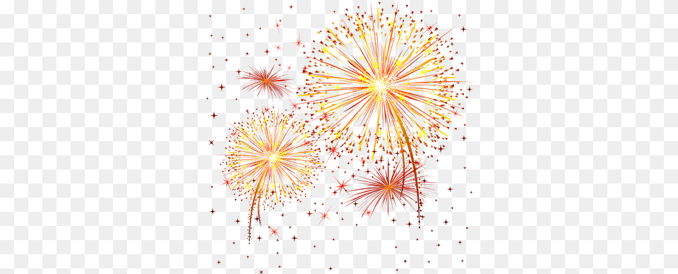 Download Hd Fireworks Confetti Orange Red Stars Sparkle Background Fireworks Clipart, Machine, Wheel Free Transparent Png