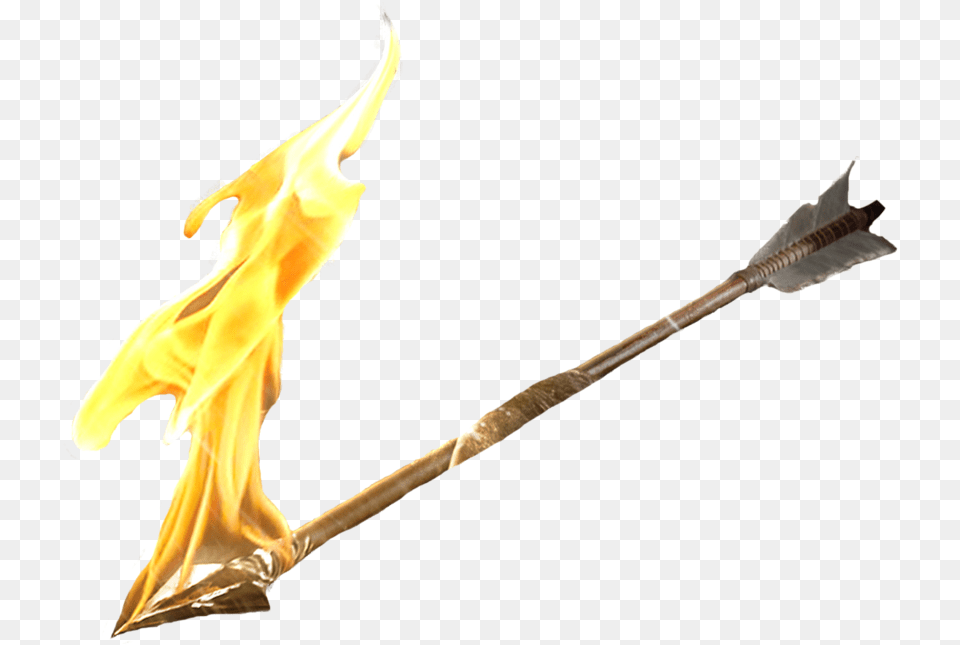 Hd Flecha De Fogo Fire Arrow, Weapon, Spear, Animal, Giraffe Free Png Download