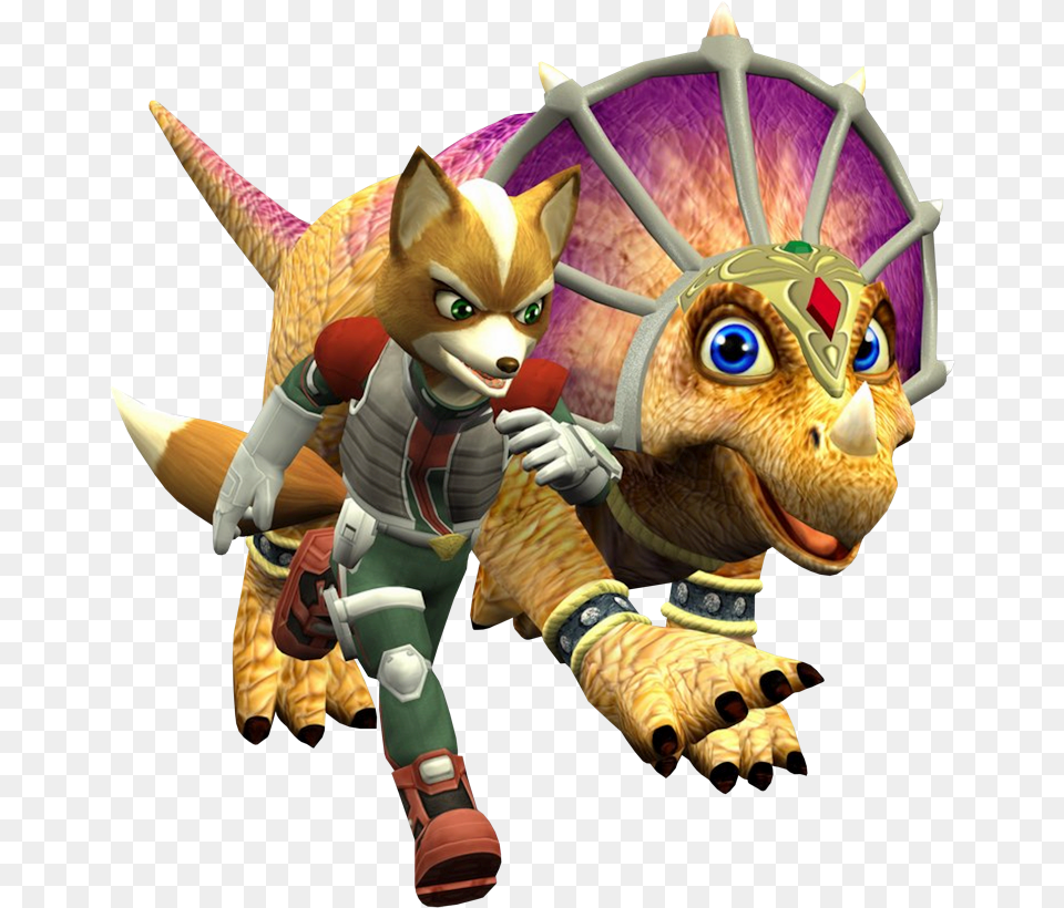 Download Hd Fox Team Or Someone Star Fox Transparent Star Fox, Animal, Dinosaur, Reptile, Baby Png