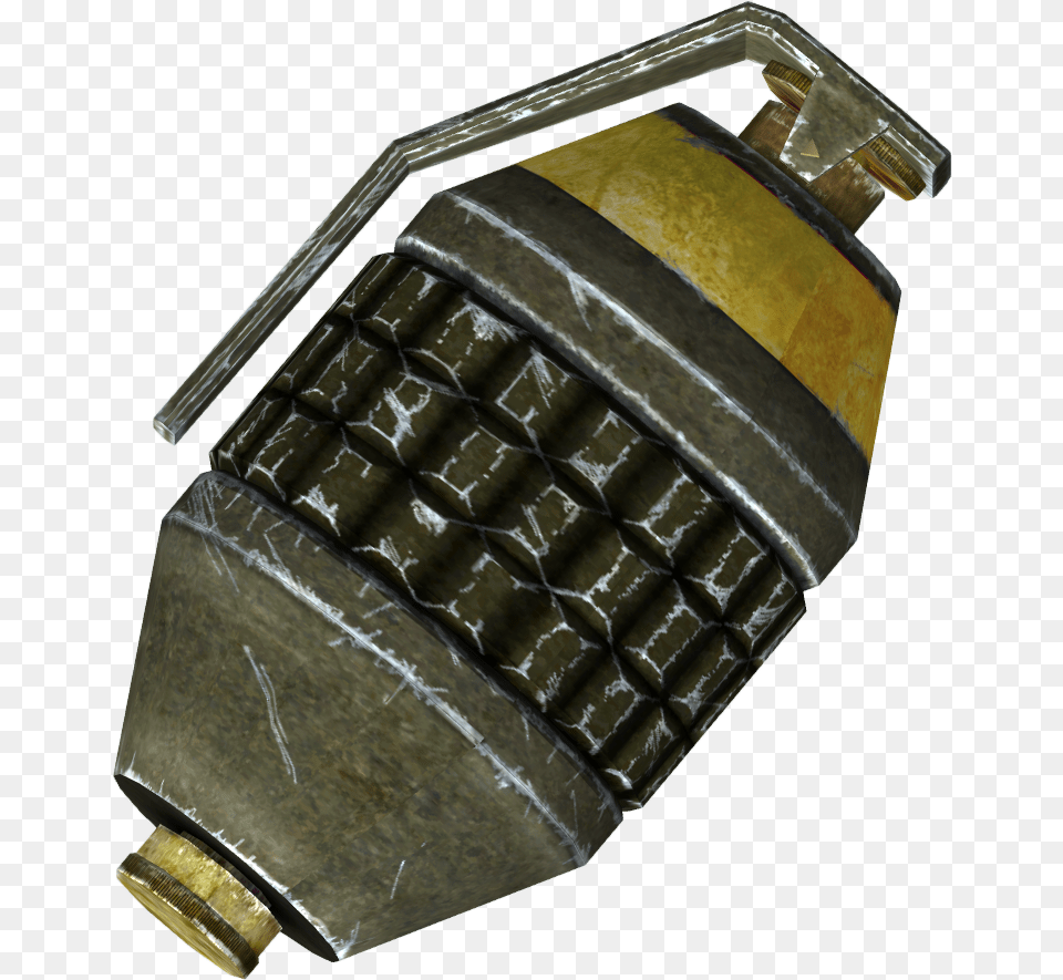 Download Hd Frag Grenade Fallout New Vegas Frag Grenade Fallout New Vegas Holy Hand Grenade, Ammunition, Weapon, Bomb, Blade Png