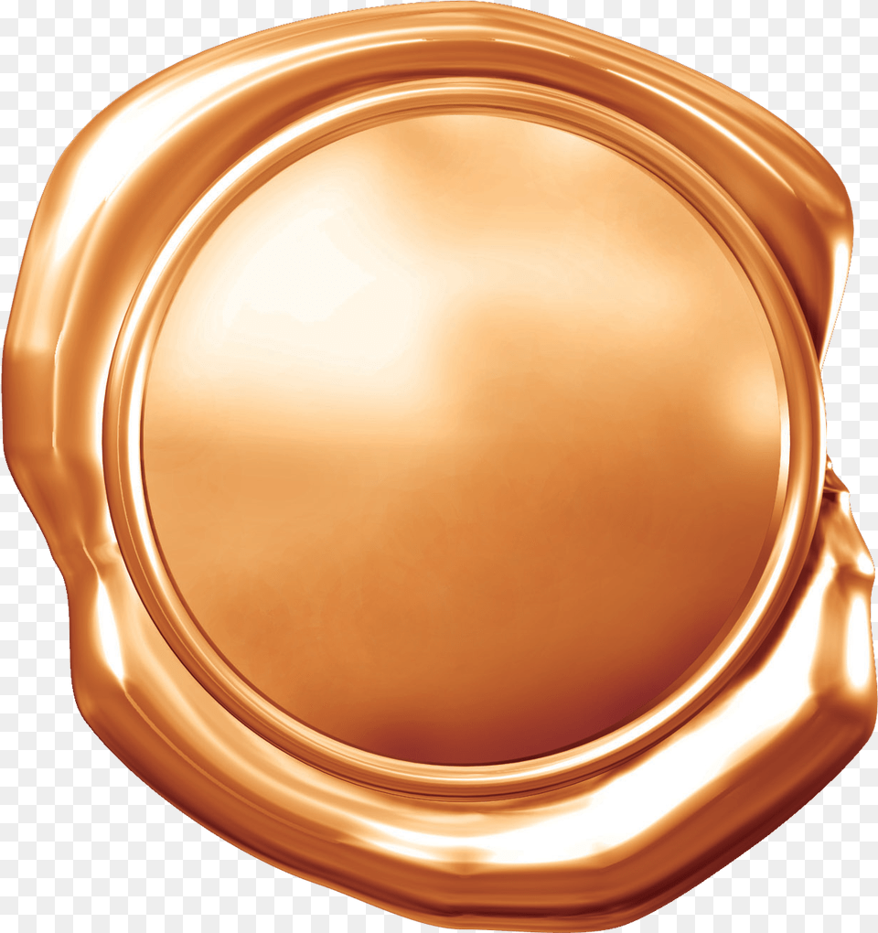 Download Hd Library Sealing Wax Gold Seal Wax Seal Background, Bronze, Wax Seal Free Transparent Png