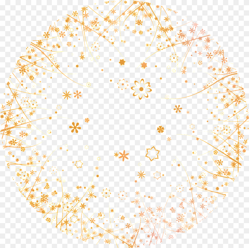 Download Hd Fresh Orange Hand Painted Garland Decorative Circle, Art, Floral Design, Graphics, Pattern Free Transparent Png