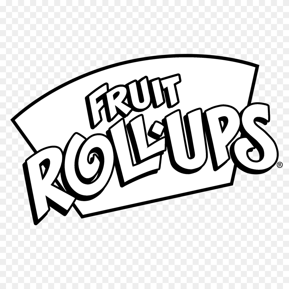 Hd Fruit Roll Ups Logo Black Fruit Roll Ups Logo, Dynamite, Weapon, Text Free Png Download