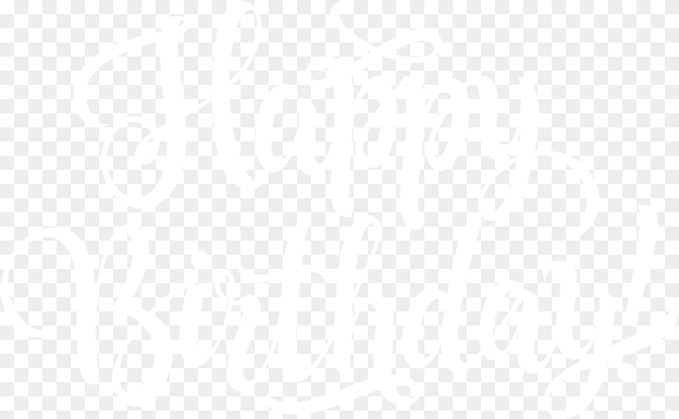 Download Hd Full Happy Birthday White Transparent Happy Birthday White, Calligraphy, Handwriting, Text Png
