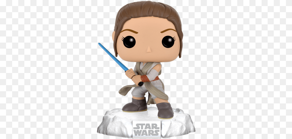 Download Hd Funko Pop Rey Star Wars Transparent Image Force Awakens Funko Pop, People, Person, Baby, Figurine Png