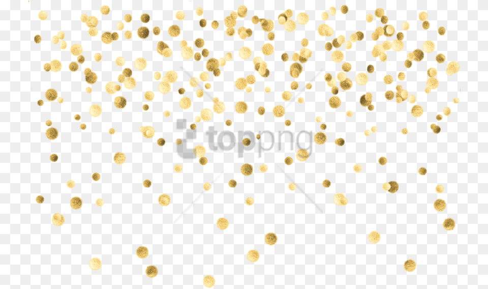 Download Hd Gold Confetti Gold Confetti Transparent Background, Paper, Plant Png Image