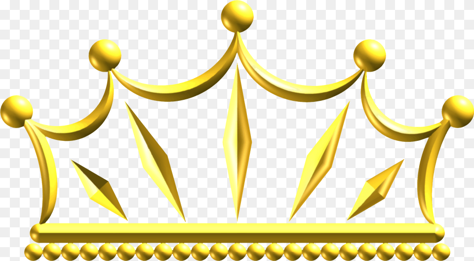 Download Hd Gold Crown Gold Crown Transparent Gold Queen Crown, Accessories, Jewelry, Chandelier, Lamp Png Image