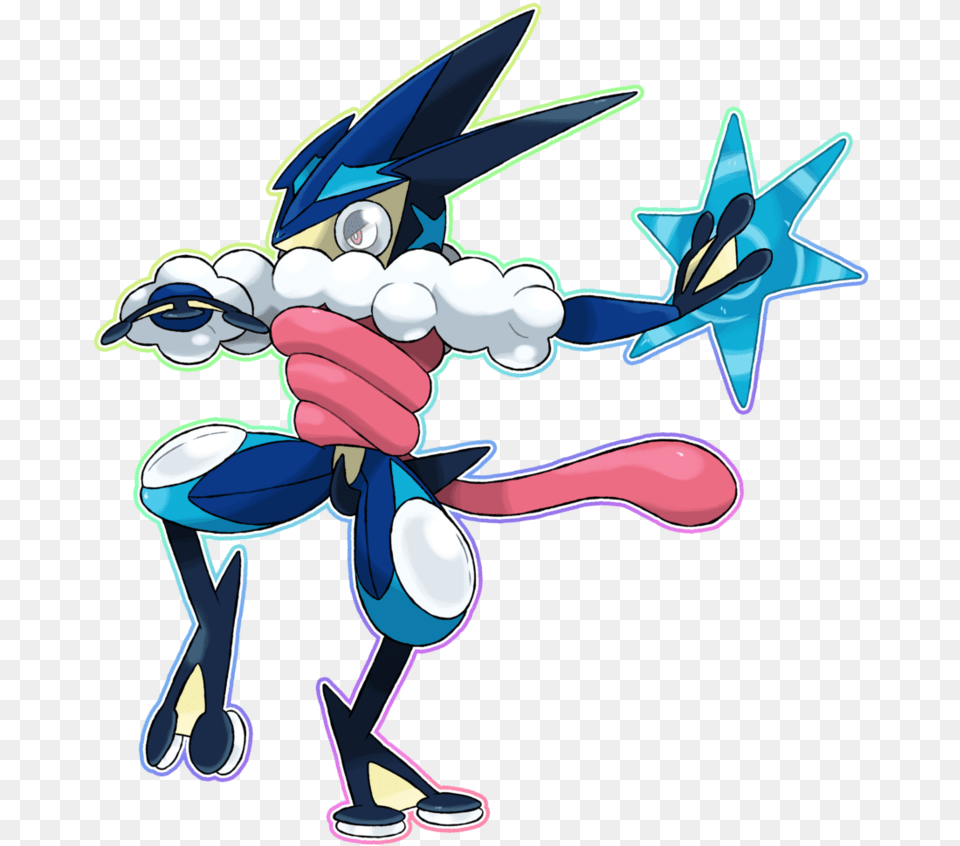 Download Hd Greninja Transparent Mega Solgaleo Mega Evolution Pokemon, Baby, Person Png