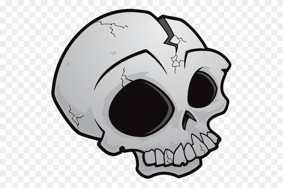 Hd Halloween Skull Vector Cartoon Skull Transparent Background, Ammunition, Grenade, Weapon, Art Free Png Download