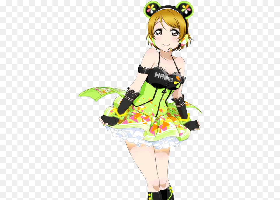 Download Hd Hanayo Koizumi Idolized Love Live Cyber Set, Book, Comics, Publication, Child Free Transparent Png