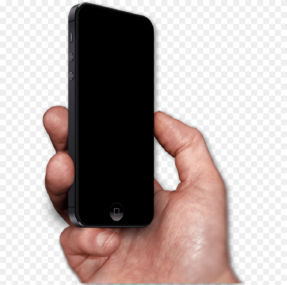 Hd Hand Holding Iphone Using Iphone, Electronics, Mobile Phone, Phone Free Png Download