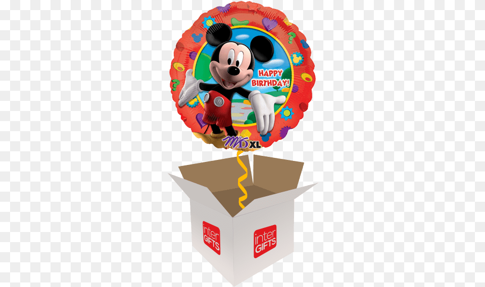 Download Hd Happy Birthday Mickey Mouse Clubhouse Mickey Birthday Happy Mickey Mouse, Box, Cardboard, Carton Free Transparent Png