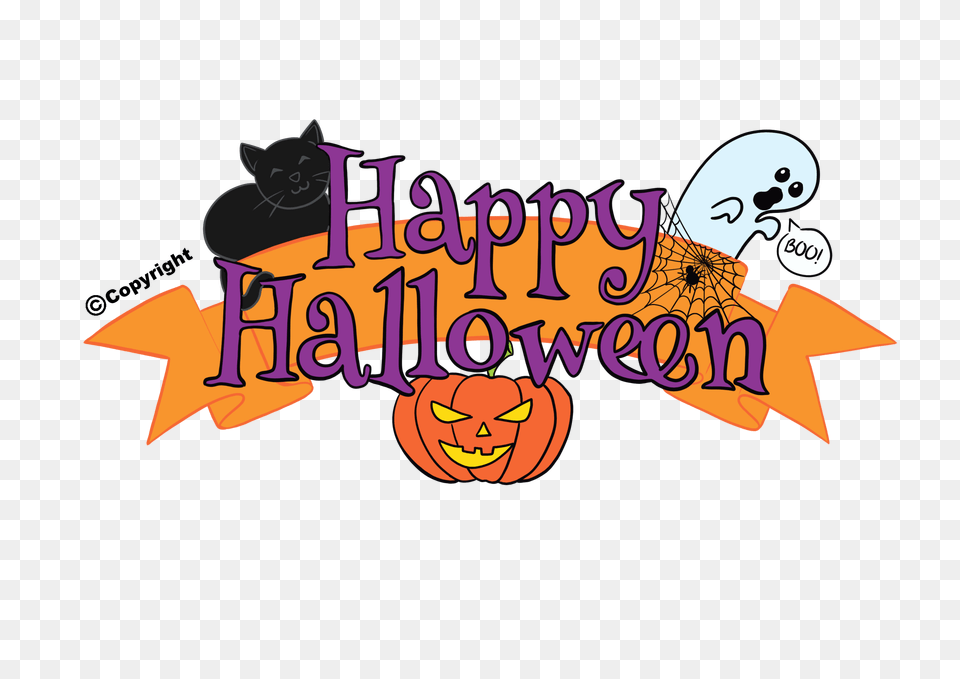 Download Hd Happy Halloween Banner Clip Art, Festival Png Image