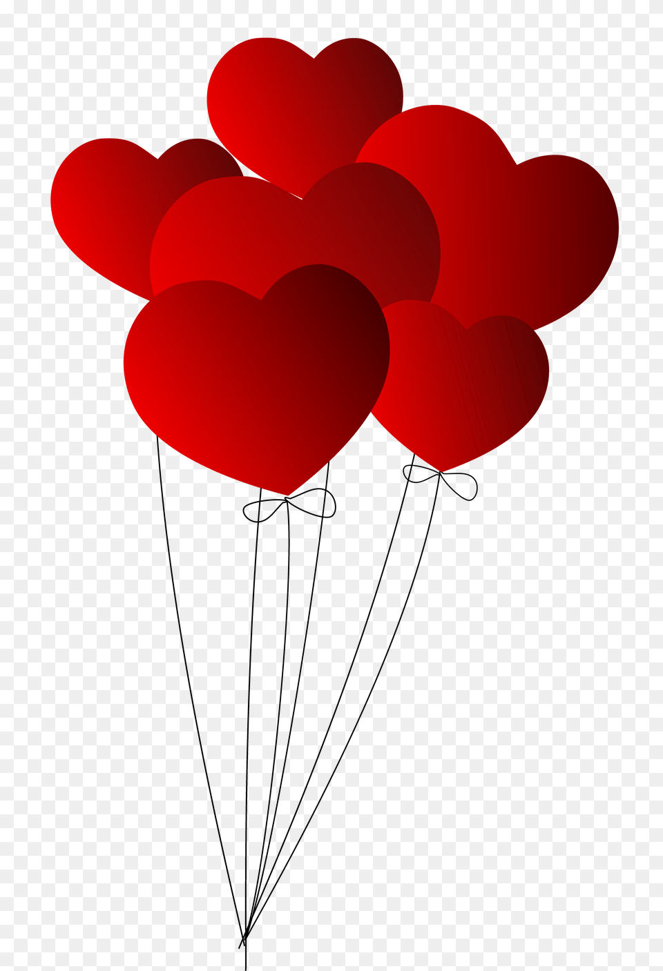 Download Hd Heart Balloon Image Love Heart Balloons, Carnation, Flower, Petal, Plant Free Png