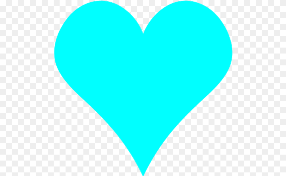 Download Hd Heart Shaped Clipart Plain Light Blue Love Sky Blue Color Heart, Balloon Png Image
