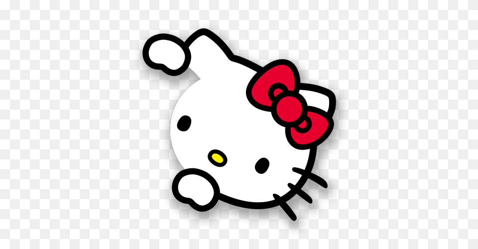 Download Hd Hello Kitty Sticker Bape X Hello Kitty Png Image