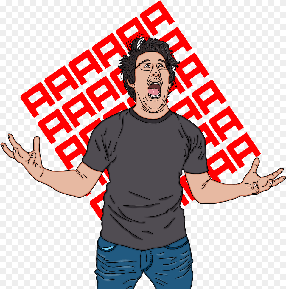 Download Hd I Drew Mark Raging Fun, T-shirt, Clothing, Photography, Person Free Transparent Png