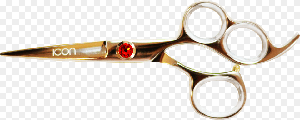 Download Hd Icon Three Ring Hair Shears Scissors Scissors Colour Scissors Barber, Blade, Weapon Png Image