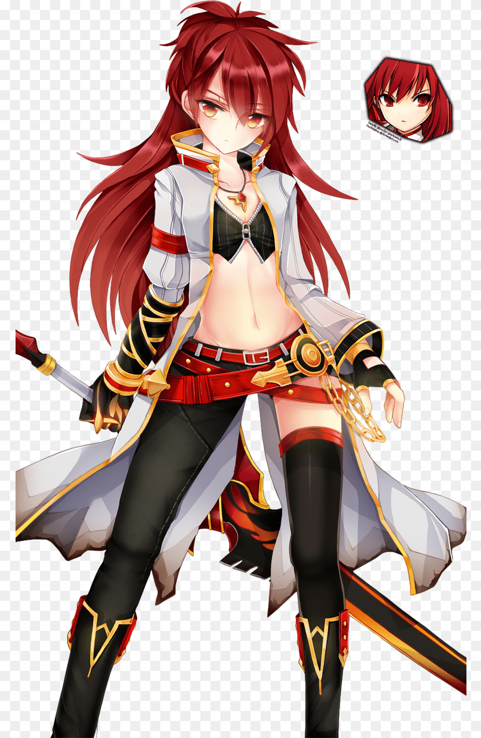 Download Hd If I Was An Anime Character Think Iu0027d Want To Elsword Elesis Blazing Heart, Book, Publication, Comics, Adult Free Transparent Png
