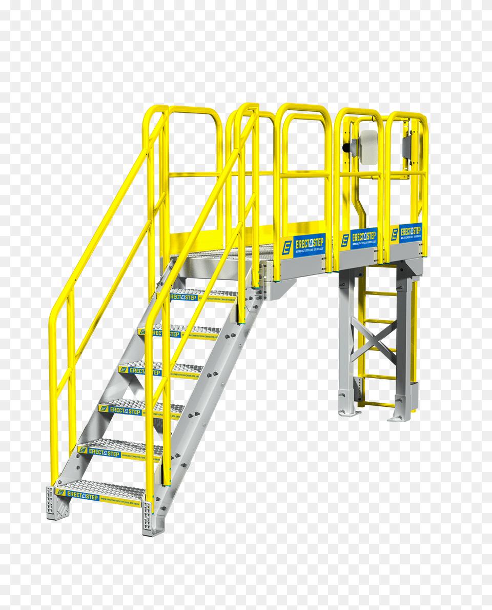 Download Hd Industrial Catwalk Stair Catwalk Stairs, Architecture, Building, House, Housing Png Image