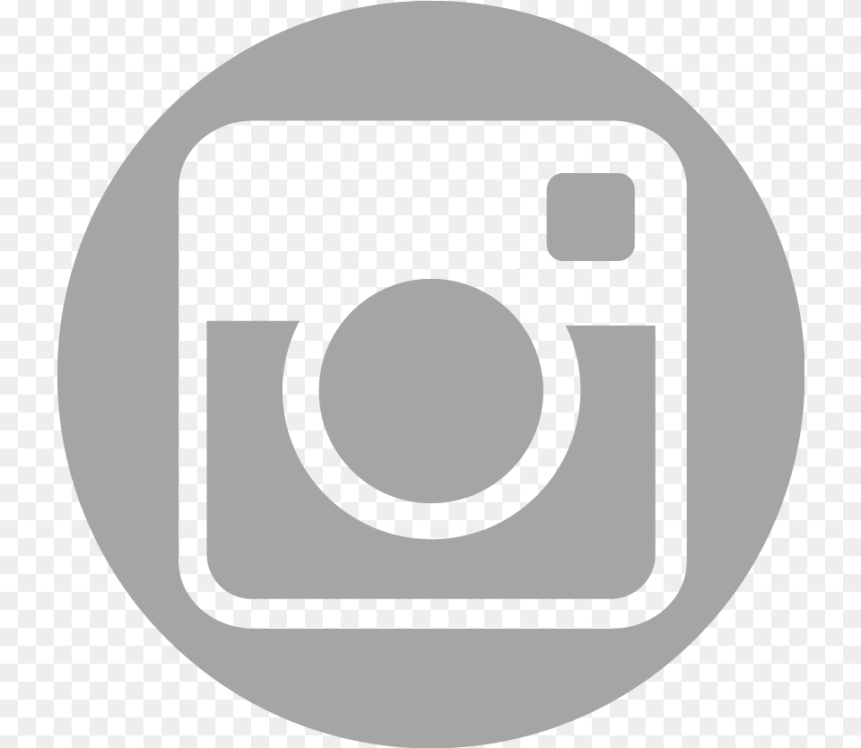 Download Hd Instagram Logo Grey Clipart Instagram Facebook Logo Gray, Camera, Electronics, Disk Png Image