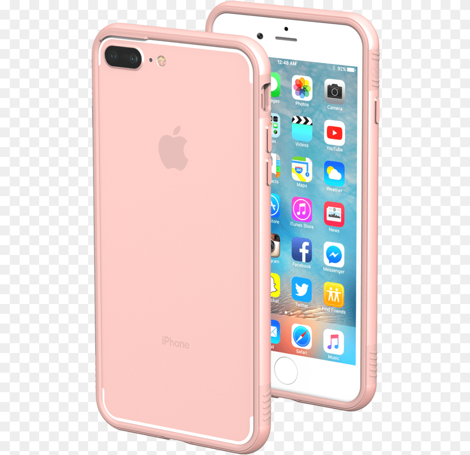 Download Hd Iphone 8 Plus Rose Gold Rose Iphone 8 Plus, Electronics, Mobile Phone, Phone Free Transparent Png