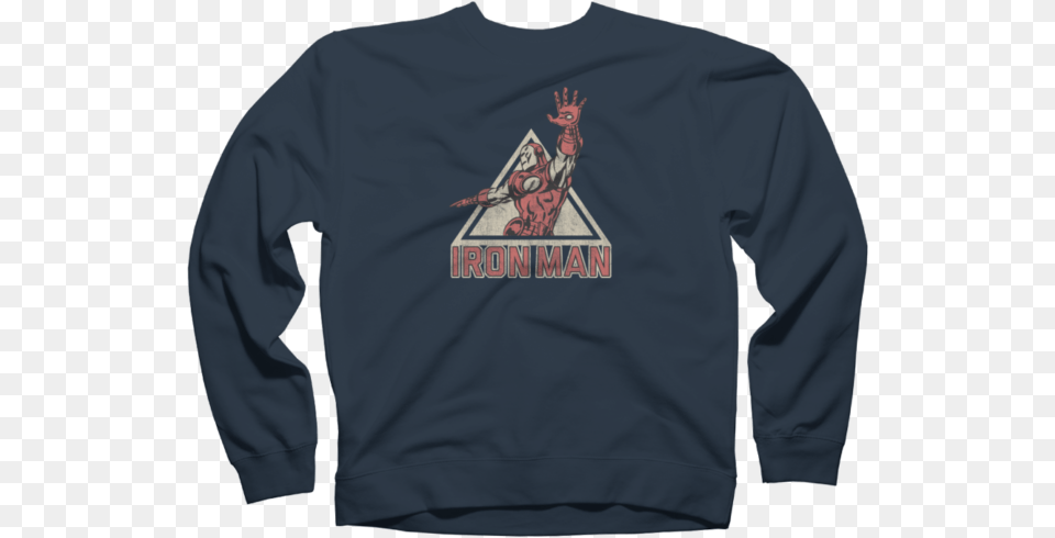 Download Hd Iron Man Flying 46 Extended Dream Team Star Wars T Shirts Christmas, Clothing, Knitwear, Long Sleeve, Sleeve Png Image