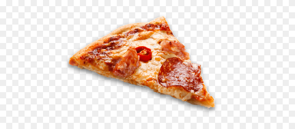 Hd Italian Pizza Slice Of A Pepperoni In Pizza Ham And Cheese Slice, Food Free Png Download