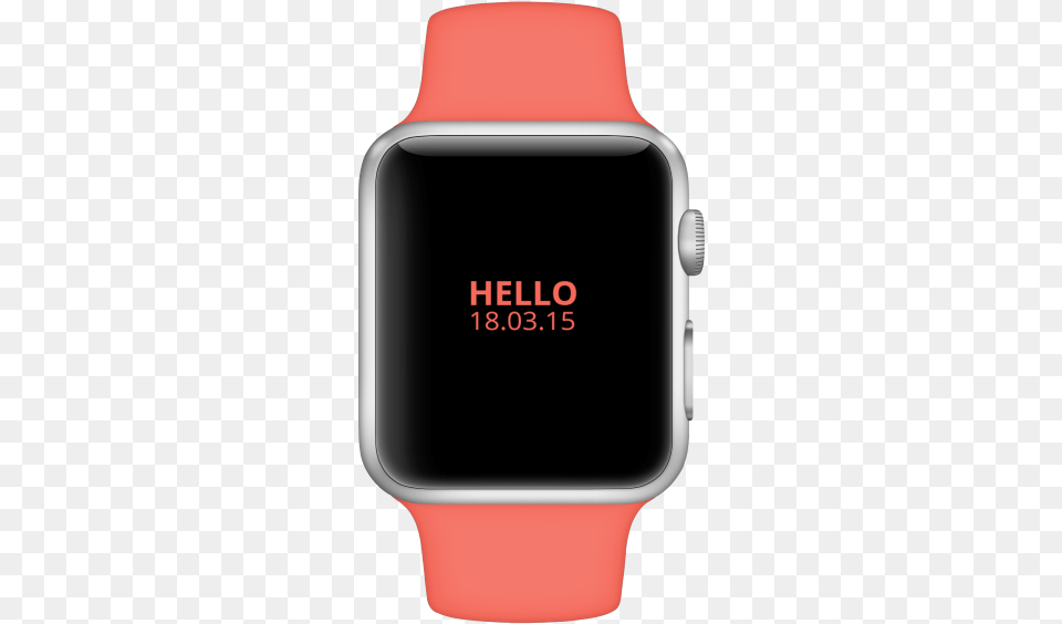 Download Hd Iwatch Apple Psd Mockup Hello My Name Is Inigo, Wristwatch, Digital Watch, Electronics, Arm Free Transparent Png
