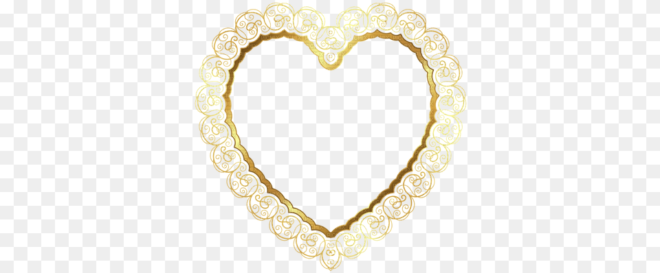 Download Hd Kaz Creations Deco Border Heart Love Gold Frames Transparent Background Gold Border Free Png
