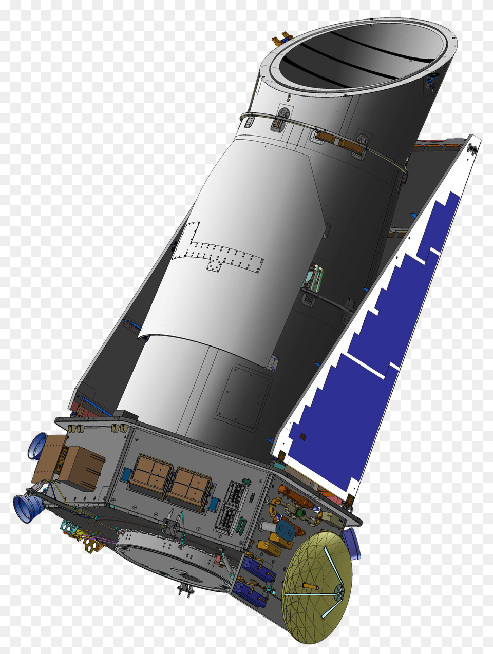 Download Hd Kepler Space Telescope Kepler Space Telescope, Cad Diagram, Diagram, Ammunition, Missile Png Image