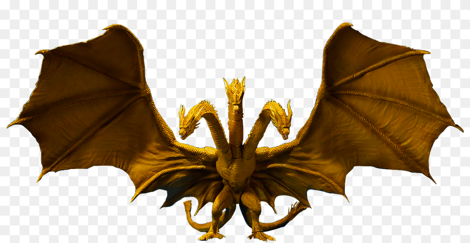 Download Hd King Kong Monster Mash Godzilla Sci Fi King Ghidorah 2019 Toy, Dragon, Accessories, Animal, Bird Png