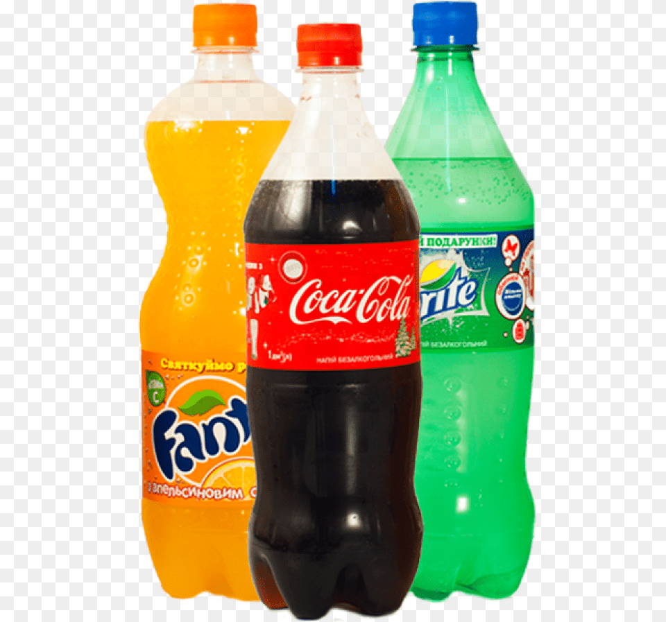 Download Hd Kola Fanta Coca Cola Fanta Sprite, Beverage, Soda, Coke, Bottle Free Png