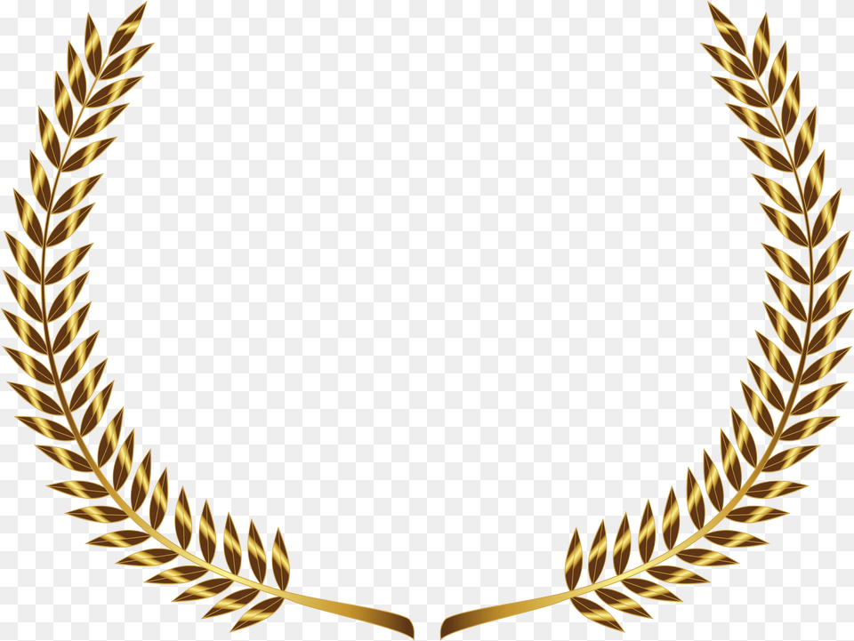 Download Hd Laurel Wreath Gold Laurel Leaves Gold, Accessories, Jewelry, Necklace Png