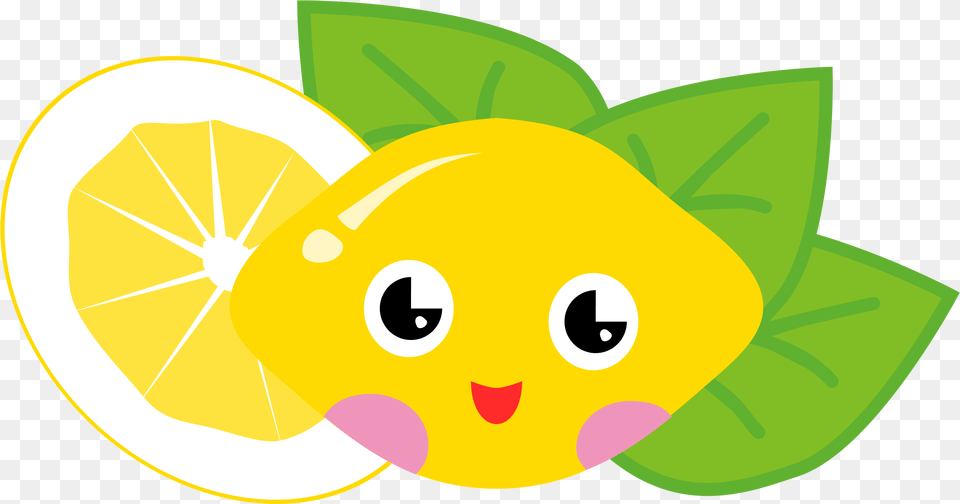 Download Hd Lemon And Lime Source Cartoon Lemons Lemon Cute, Citrus Fruit, Food, Fruit, Plant Png