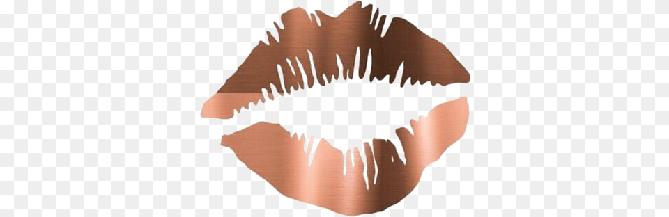 Download Hd Lips Rose Gold Pretty Iphone Backgrounds, Body Part, Mouth, Person, Teeth Png Image