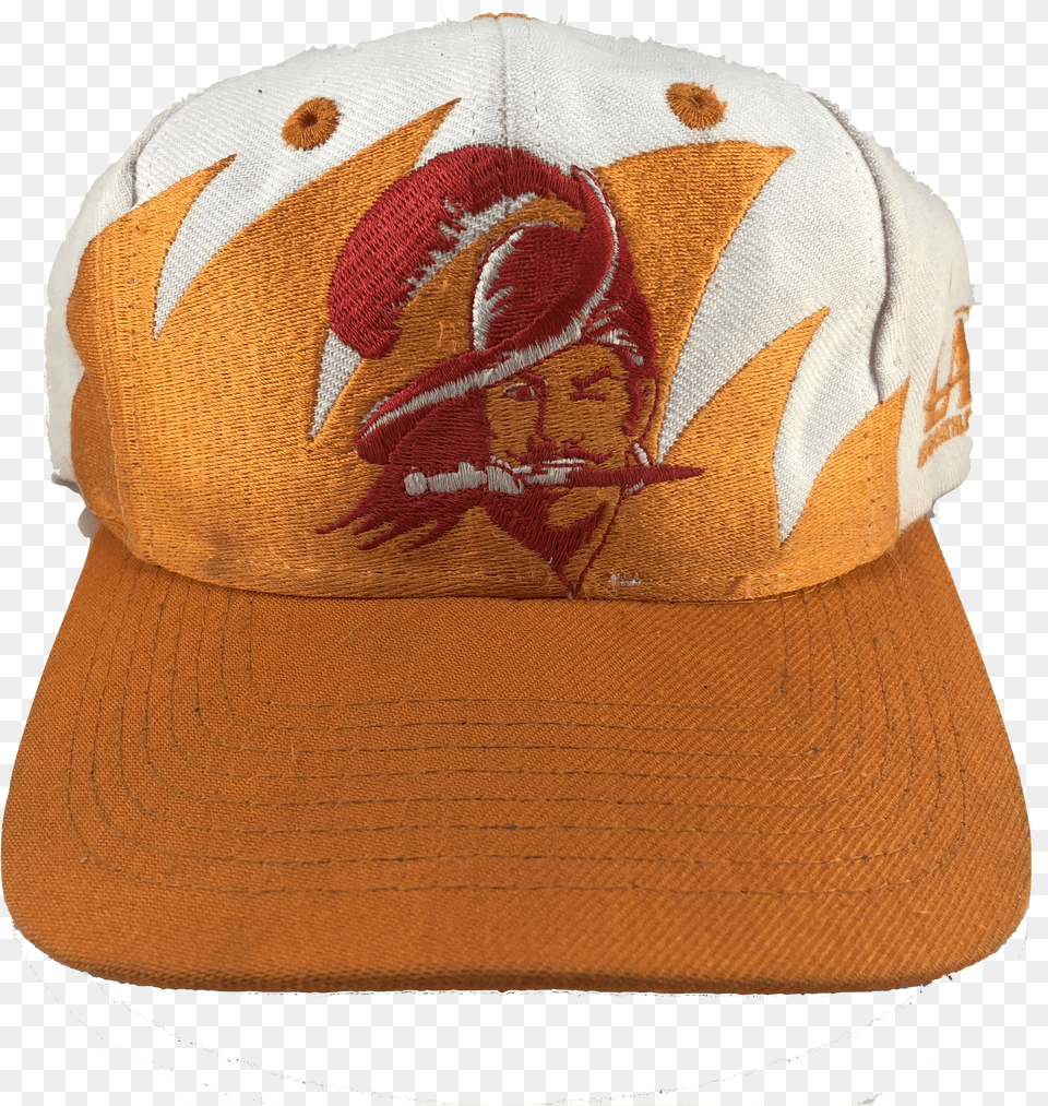 Download Hd Logo Athletic Buccaneers Baseball Cap, Helmet, Person, Armor, Clothing Png