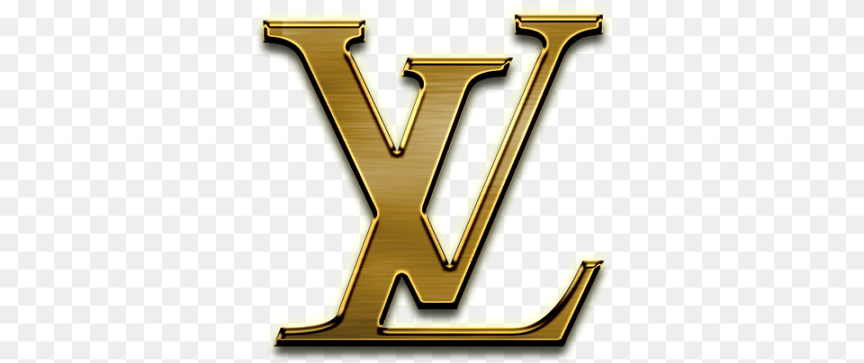 Download Hd Louis Vuitton Logo Gold Gold Louis Vuitton Logo, Blade, Razor, Text, Weapon Free Transparent Png